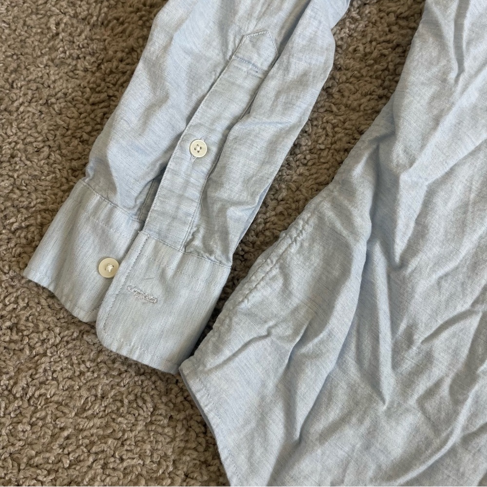 Faherty Heather Button Down Pocket Long Sleeve Sh… - image 3